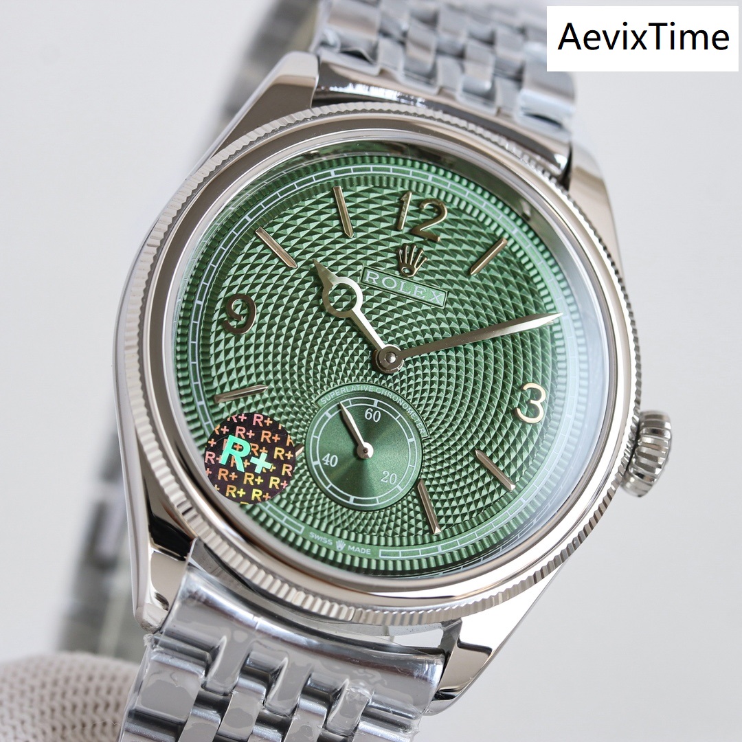 39mm Ultra-Slim Emerald Green Dial Classic Dress Watch