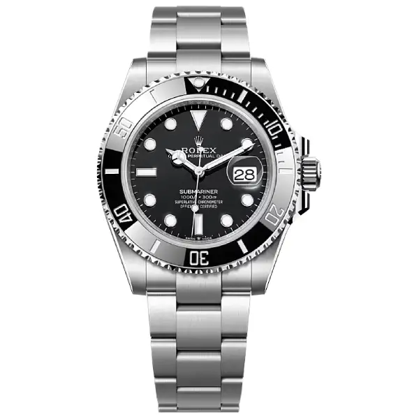 41MM Premium Black Dial 904L Stainless Steel Men's Diver Style Watch