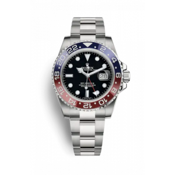 Blue Dual‑Time Nautical Precision Timepiece with 904L Stainless Steel Band