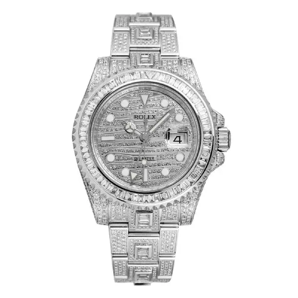 Bespoke Luxury for Global Travel: The Allure of a Custom Diamond‑Set Dual Time Watch