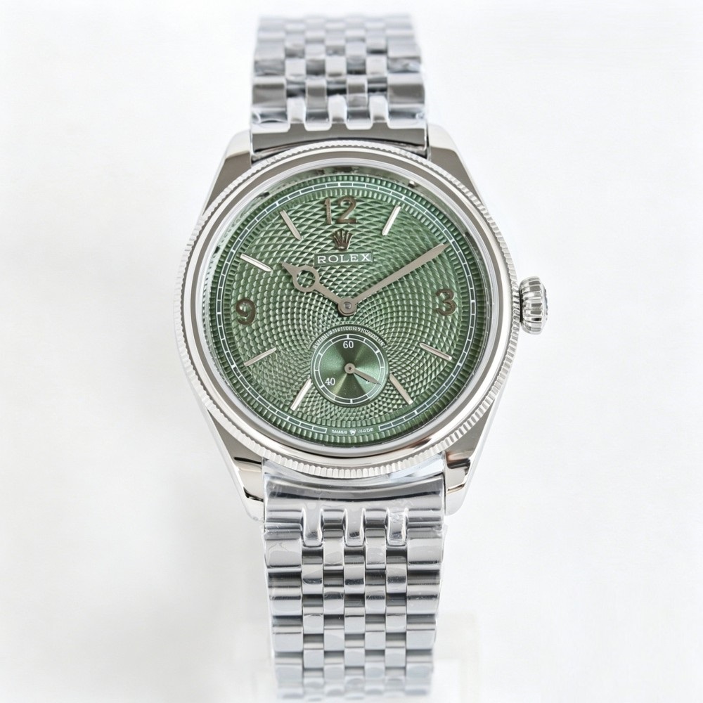 39mm Ultra-Slim Emerald Green Dial Classic Dress Watch