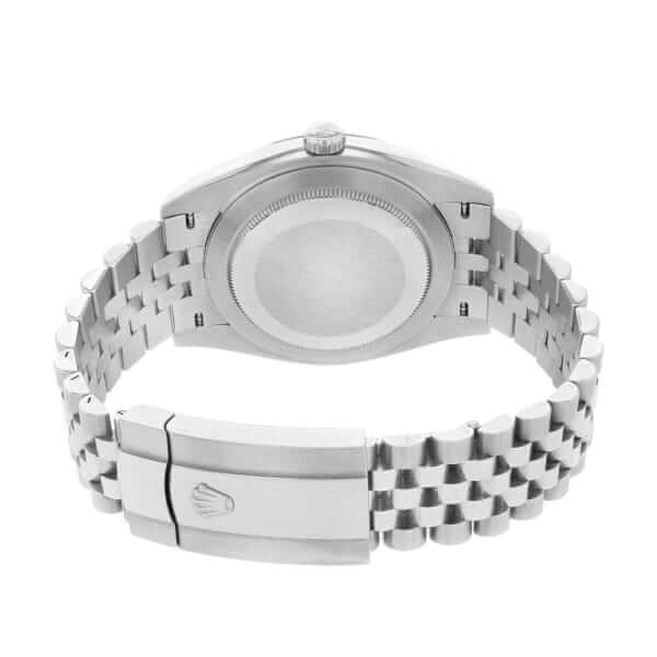 41MM Multi‑Tone Green‑Grey‑White Classic Dress Watch for Men