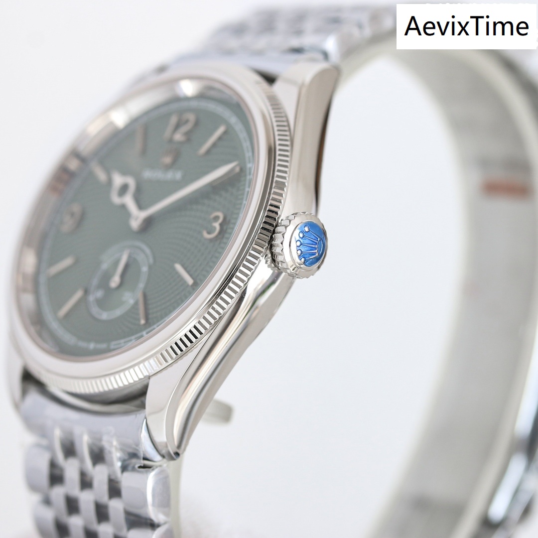 39mm Ultra-Slim Emerald Green Dial Classic Dress Watch