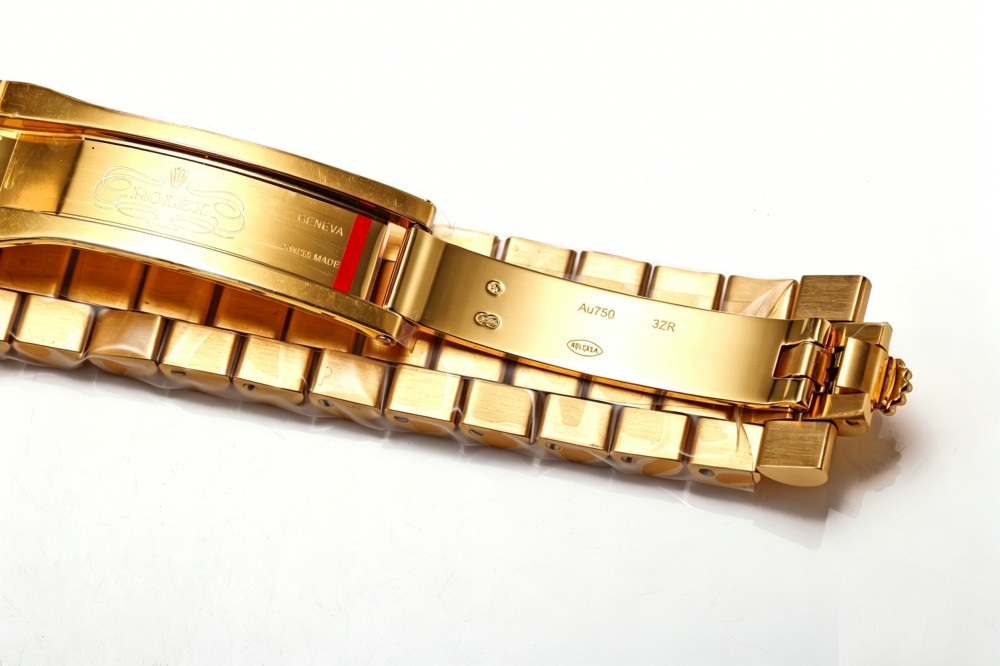 40mm Gold-Tone Day & Date Classic Dress Watch